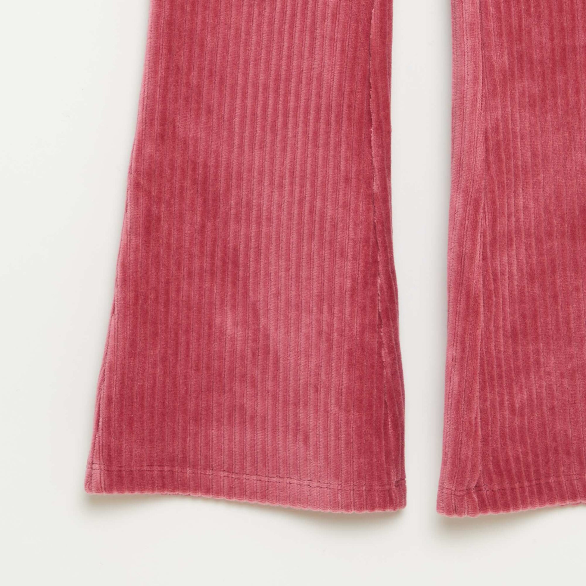 Pantalon flare en velours côtelé VIOLET