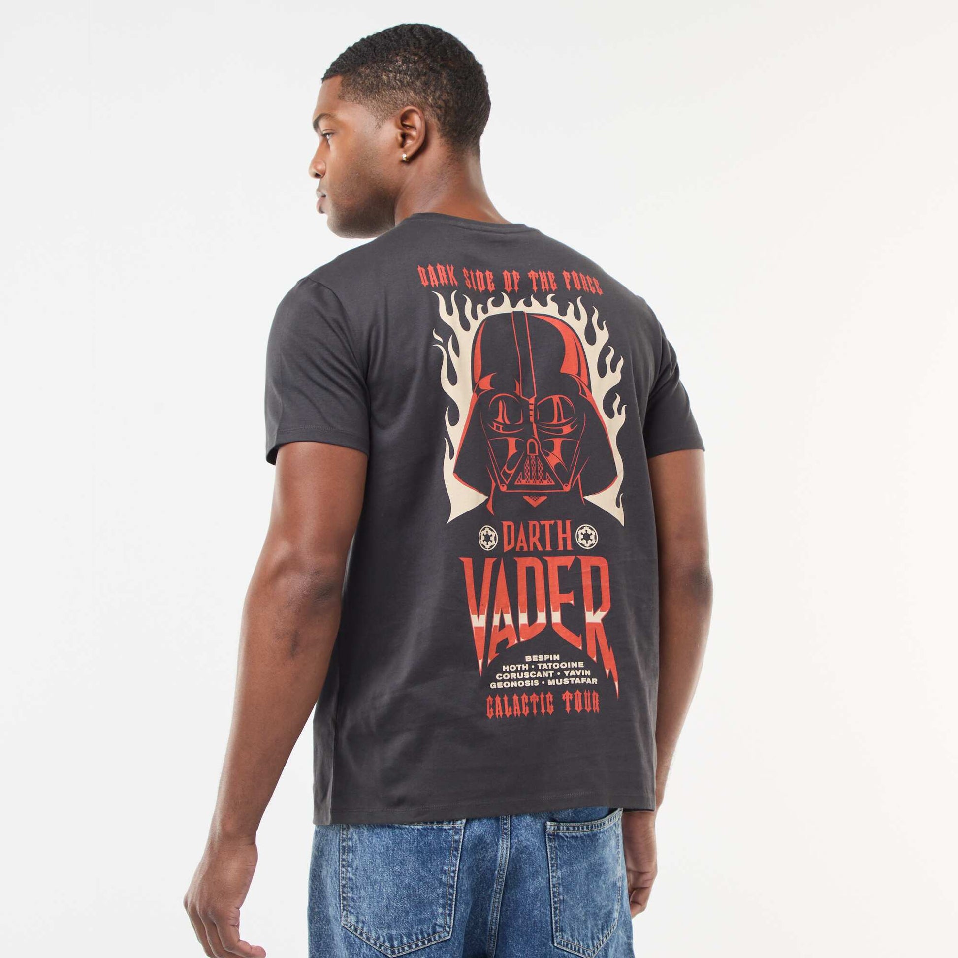 T-shirt 'Star Wars' 'Dark Vador' à manches courtes NOIR
