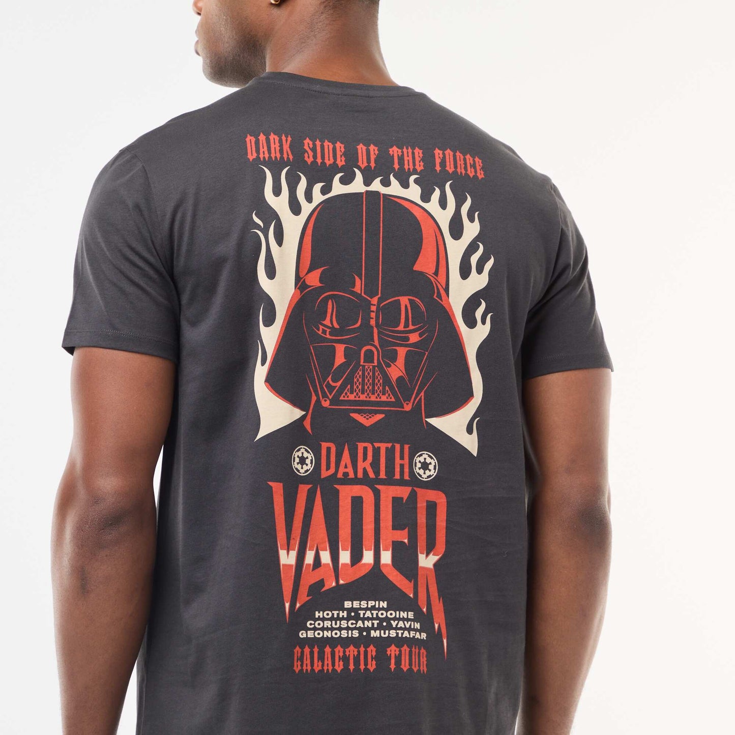 T-shirt 'Star Wars' 'Dark Vador' à manches courtes NOIR
