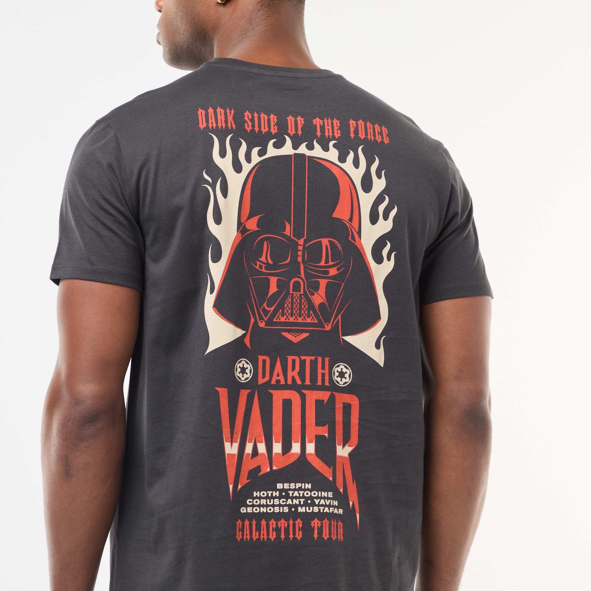 T-shirt 'Star Wars' 'Dark Vador' à manches courtes NOIR