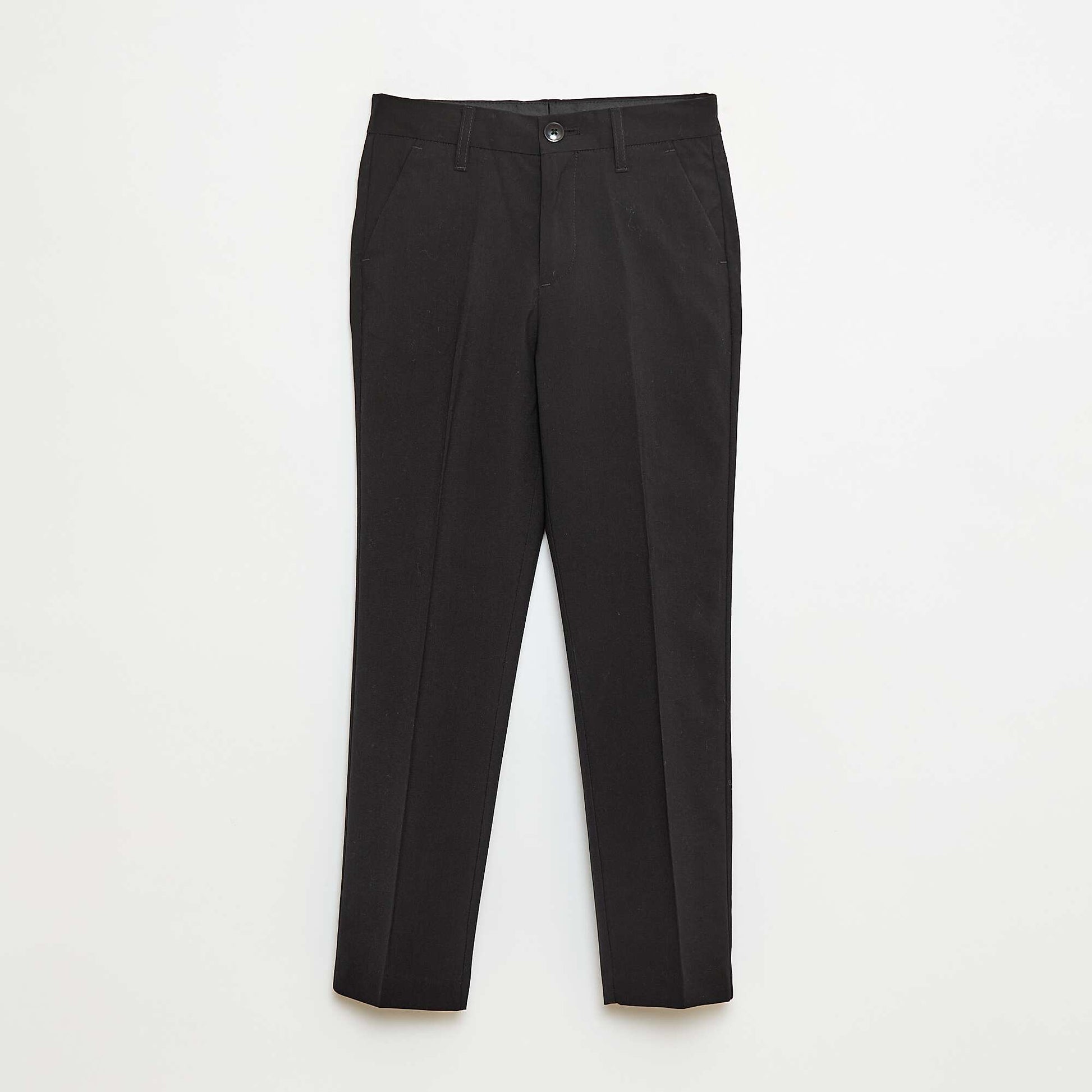 Pantalon de costume regular uni NOIR