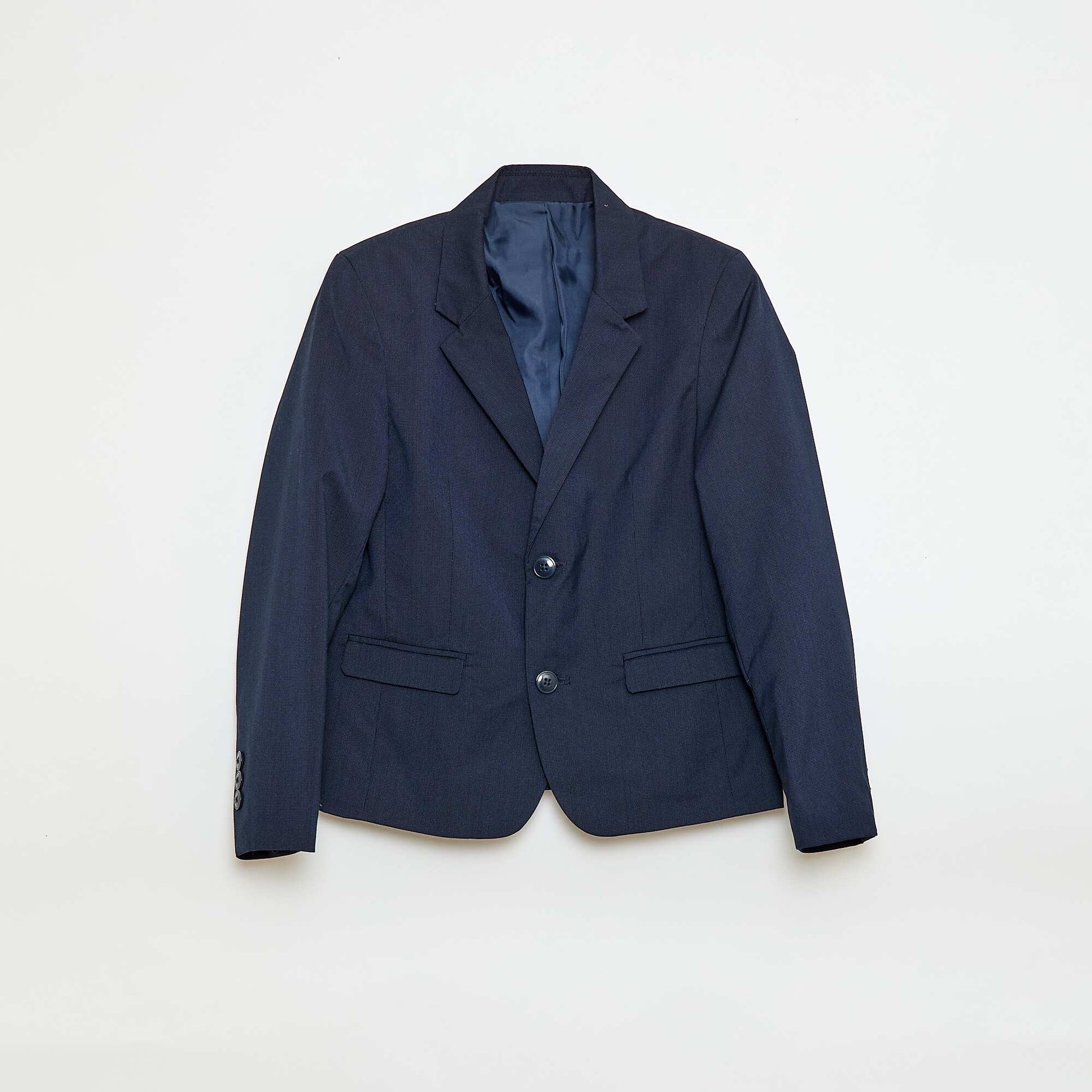 Veste de costume slim fit uni BLEU MARINE