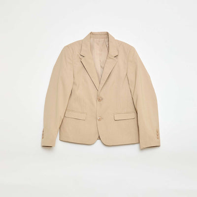 Veste de costume slim fit uni BEIGE