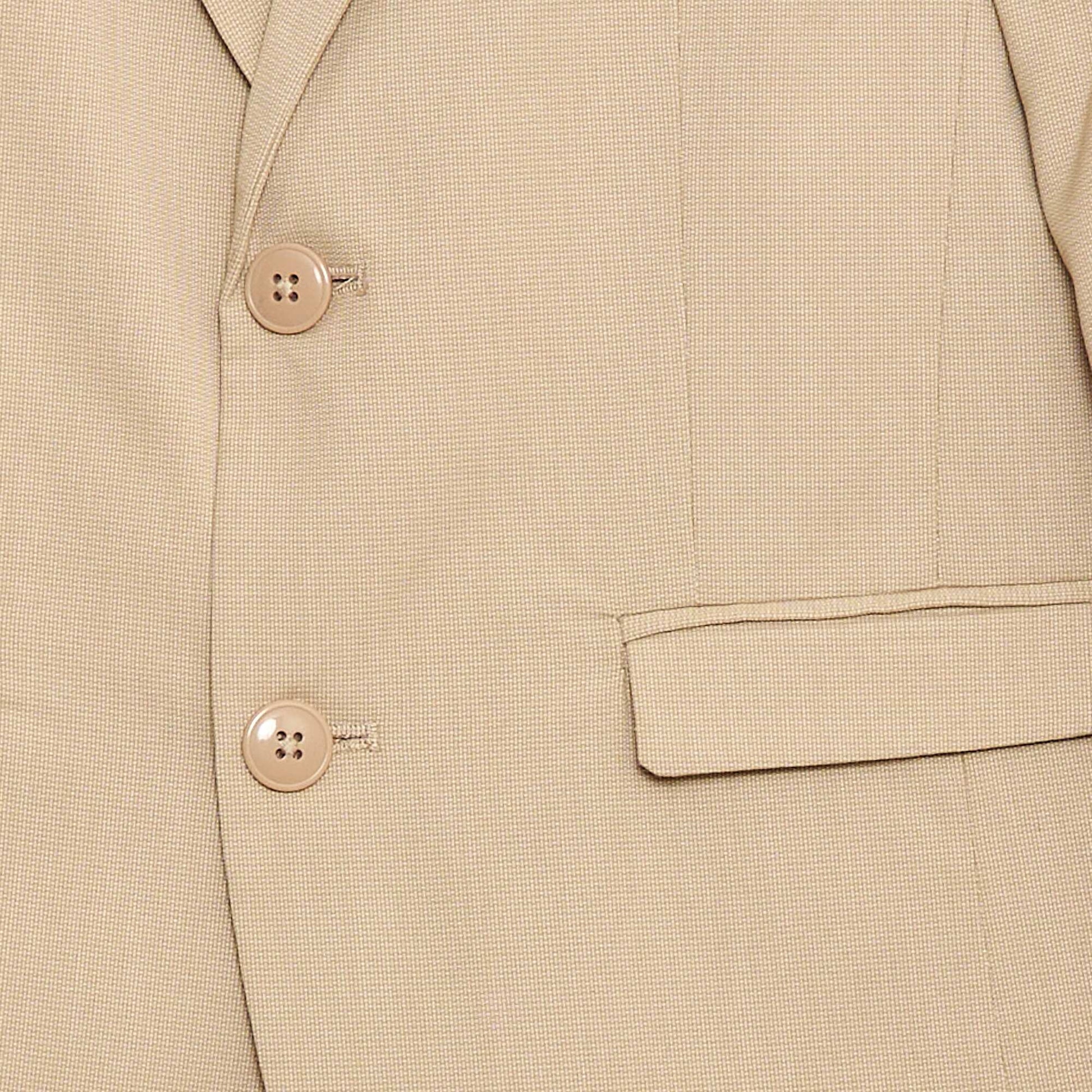 Veste de costume slim fit uni BEIGE