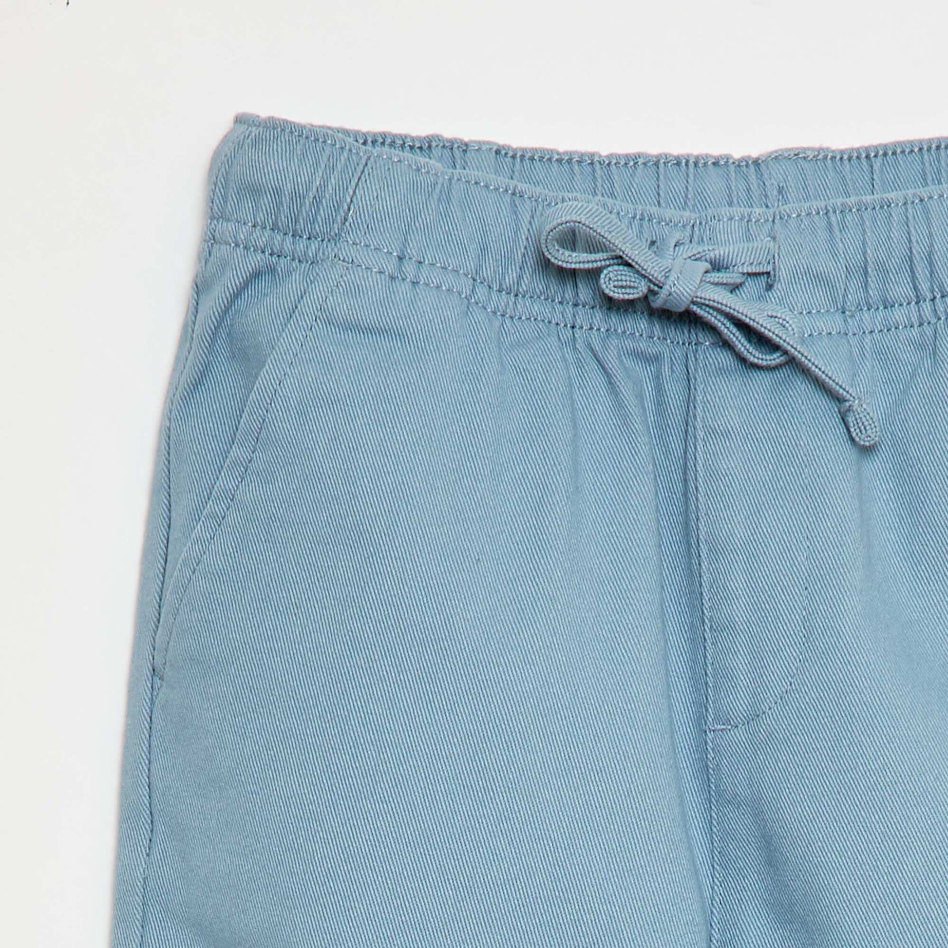 Jogpant avec cordons de serrage BLEU