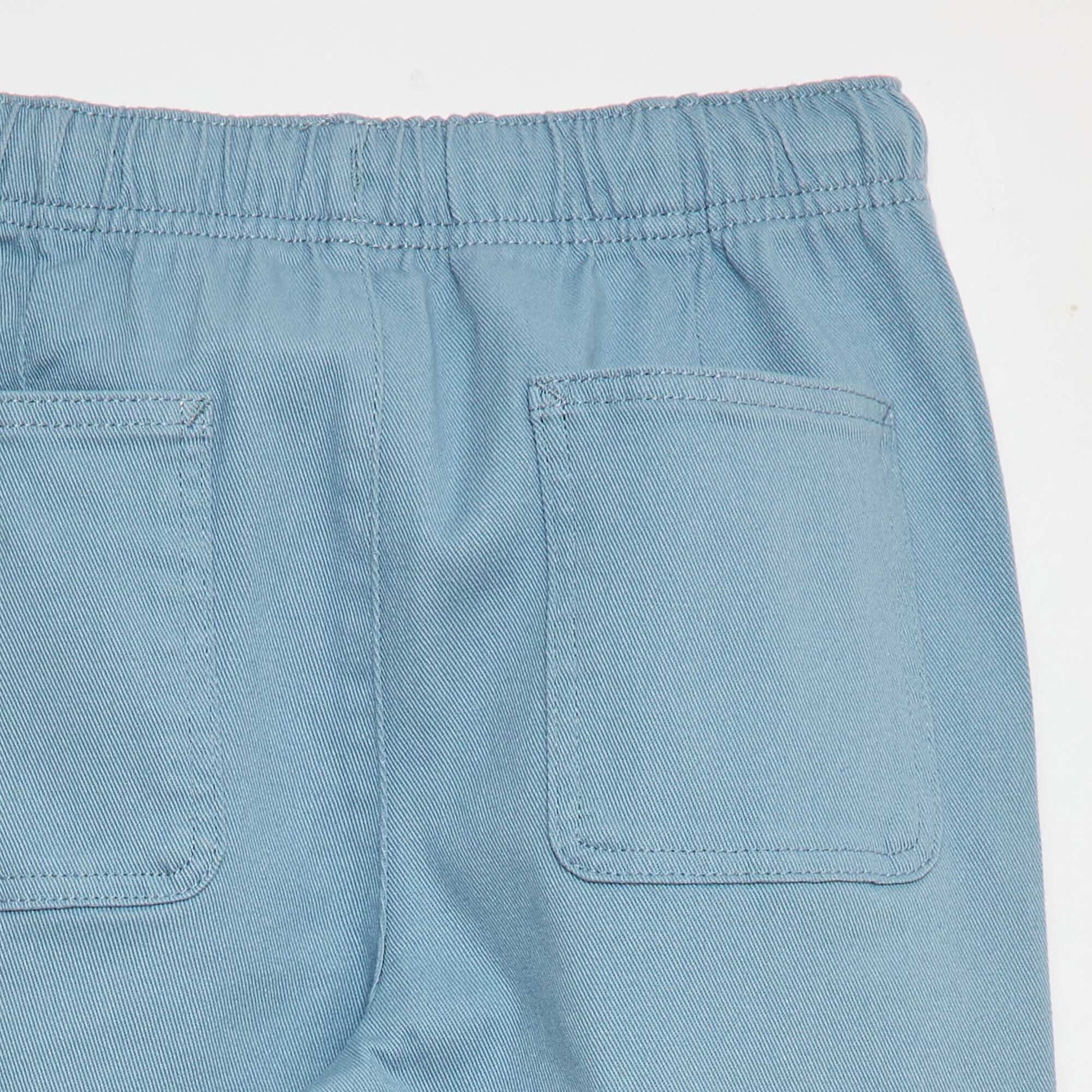 Jogpant avec cordons de serrage BLEU
