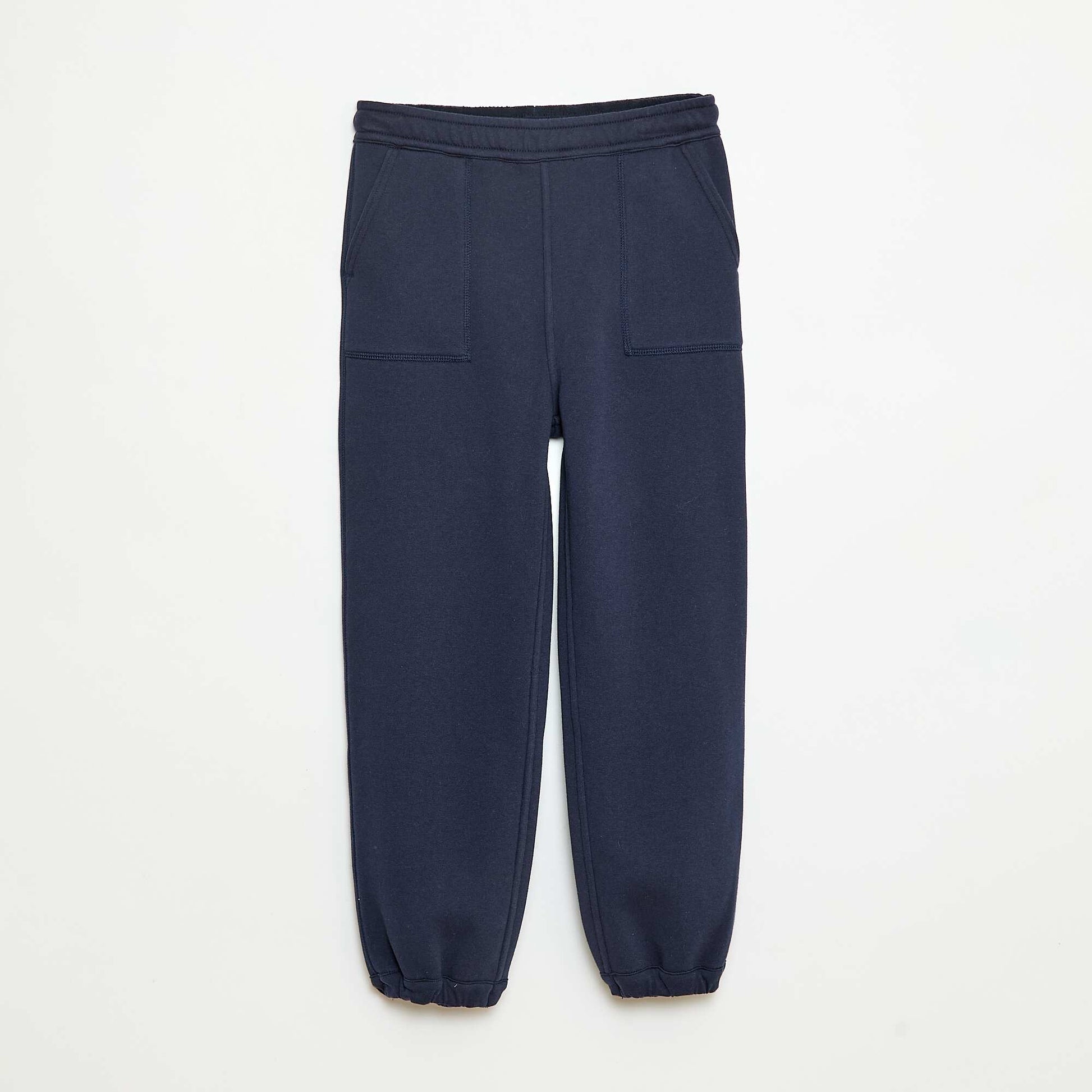 Pantalon de jogging uni avec 2 poches BLEU