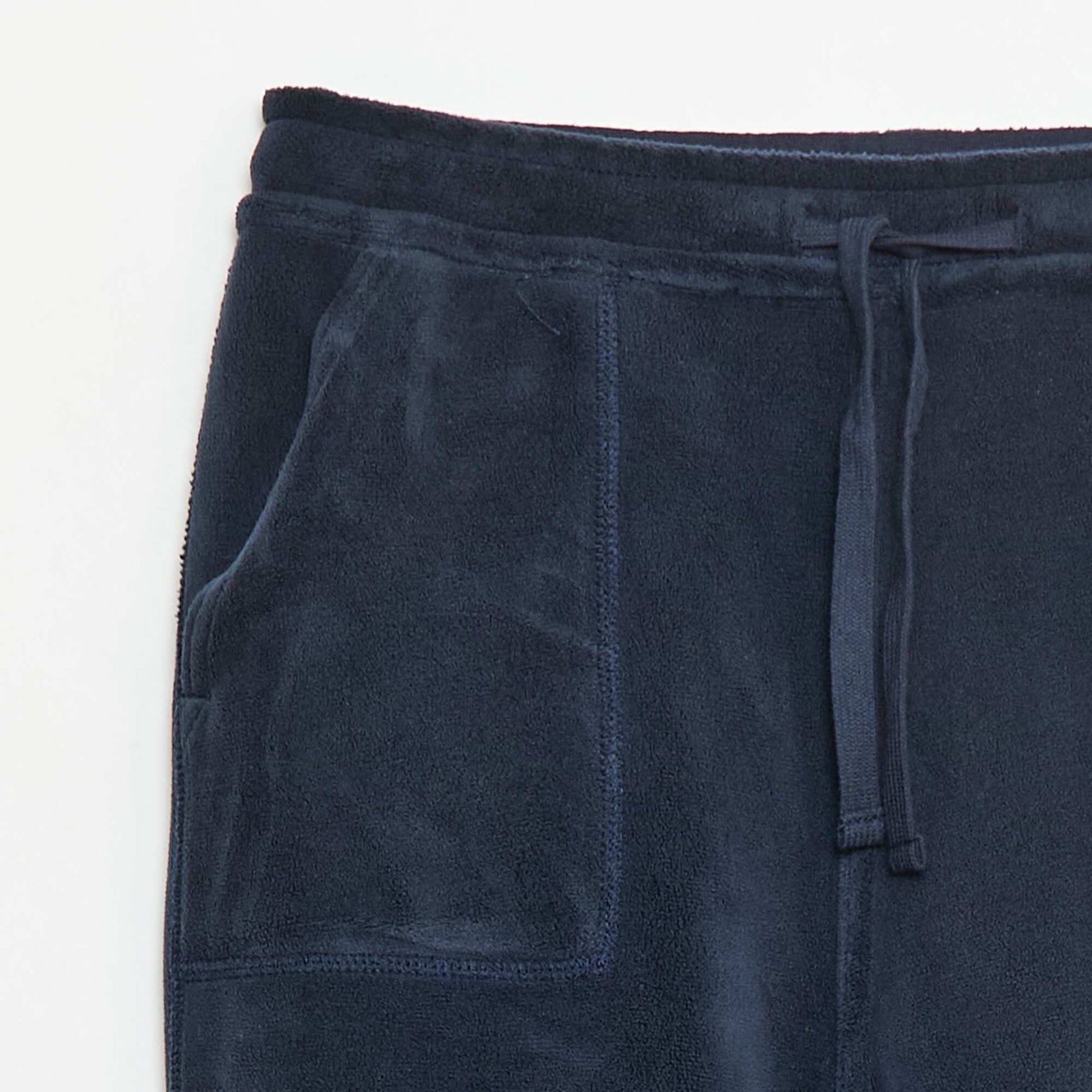Pantalon de jogging uni avec 2 poches BLEU