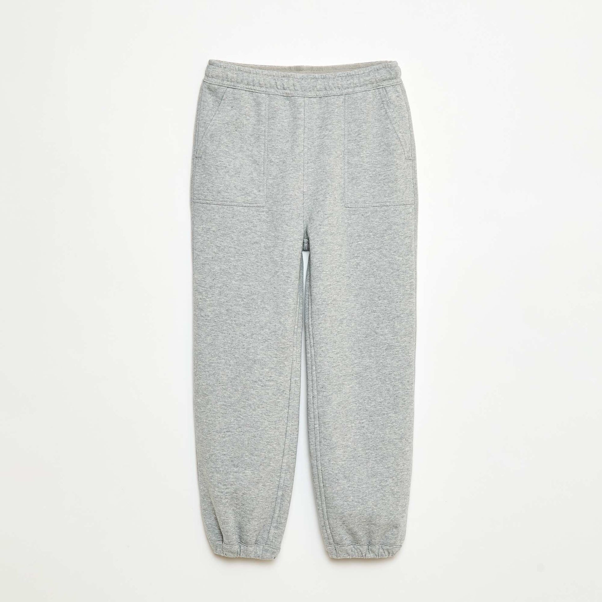 Pantalon de jogging uni avec 2 poches GRIS