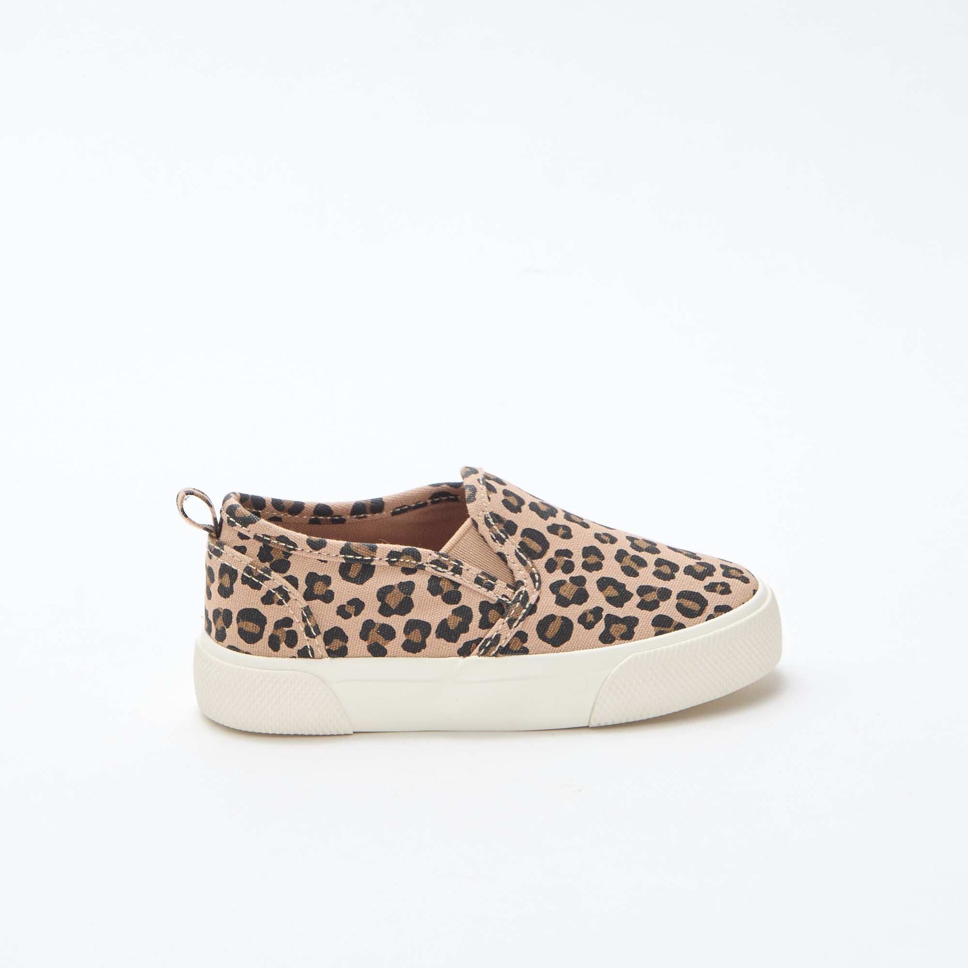 Baskets slip-on léopard MARRON