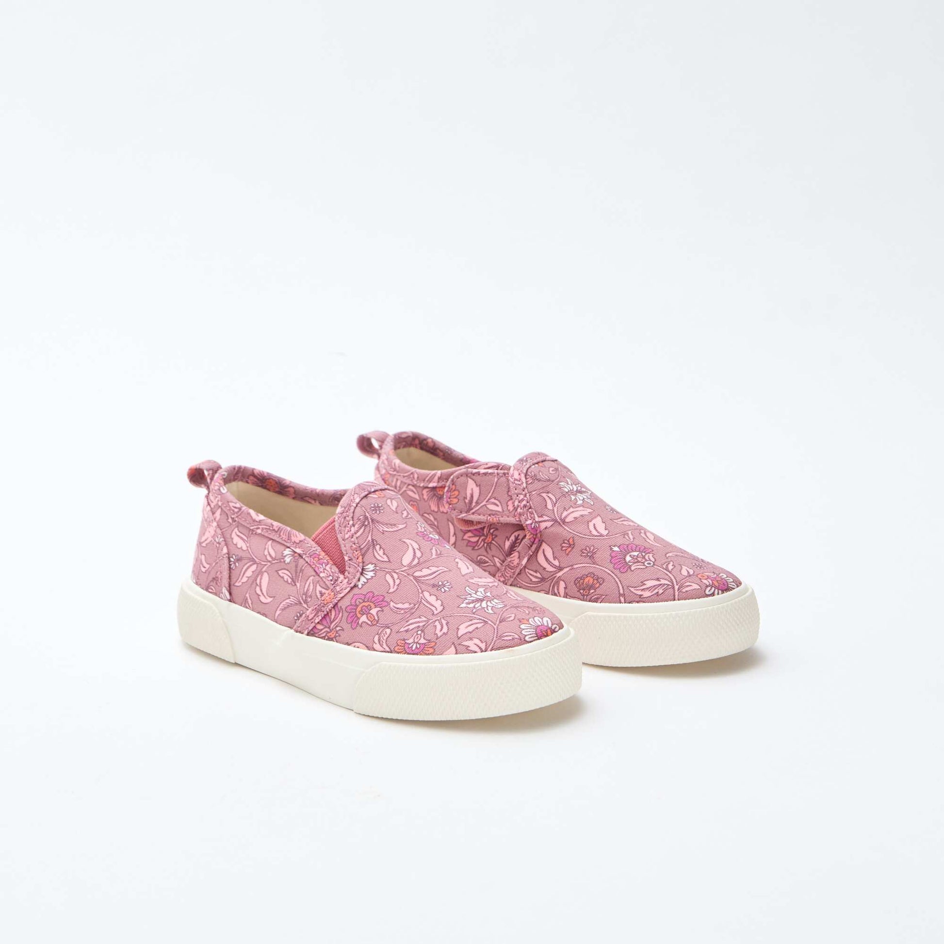Baskets slip-on à fleurs ROSE