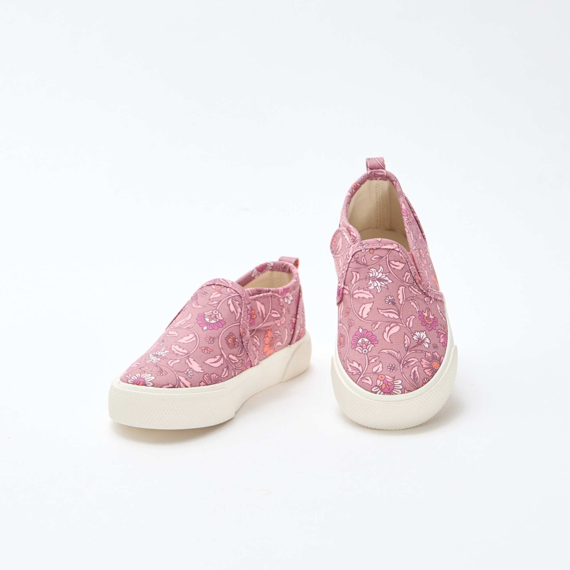 Baskets slip-on à fleurs ROSE
