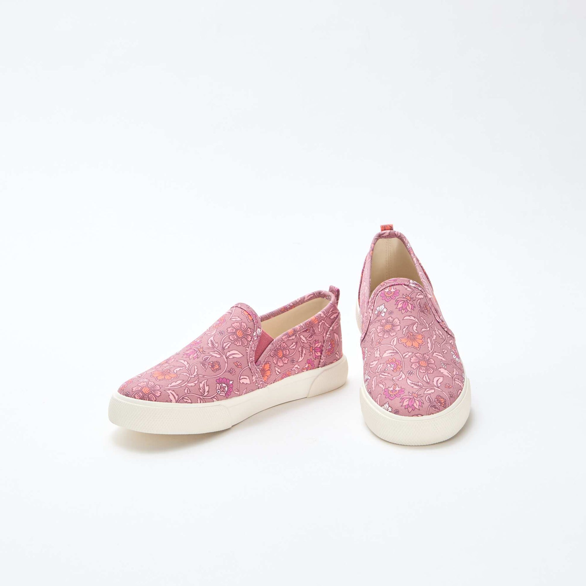 Baskets slip-on imprimé uni ROSE