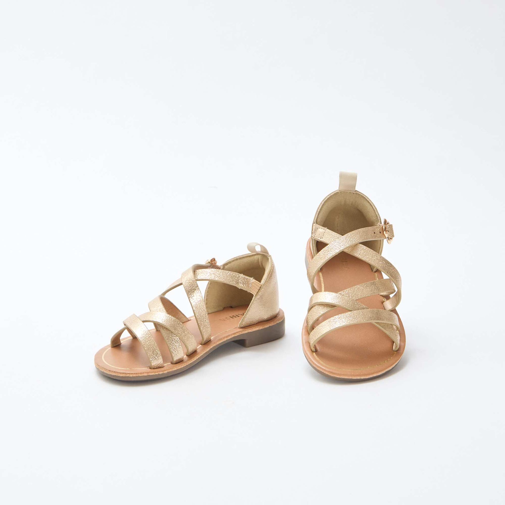 Sandales brides unie JAUNE