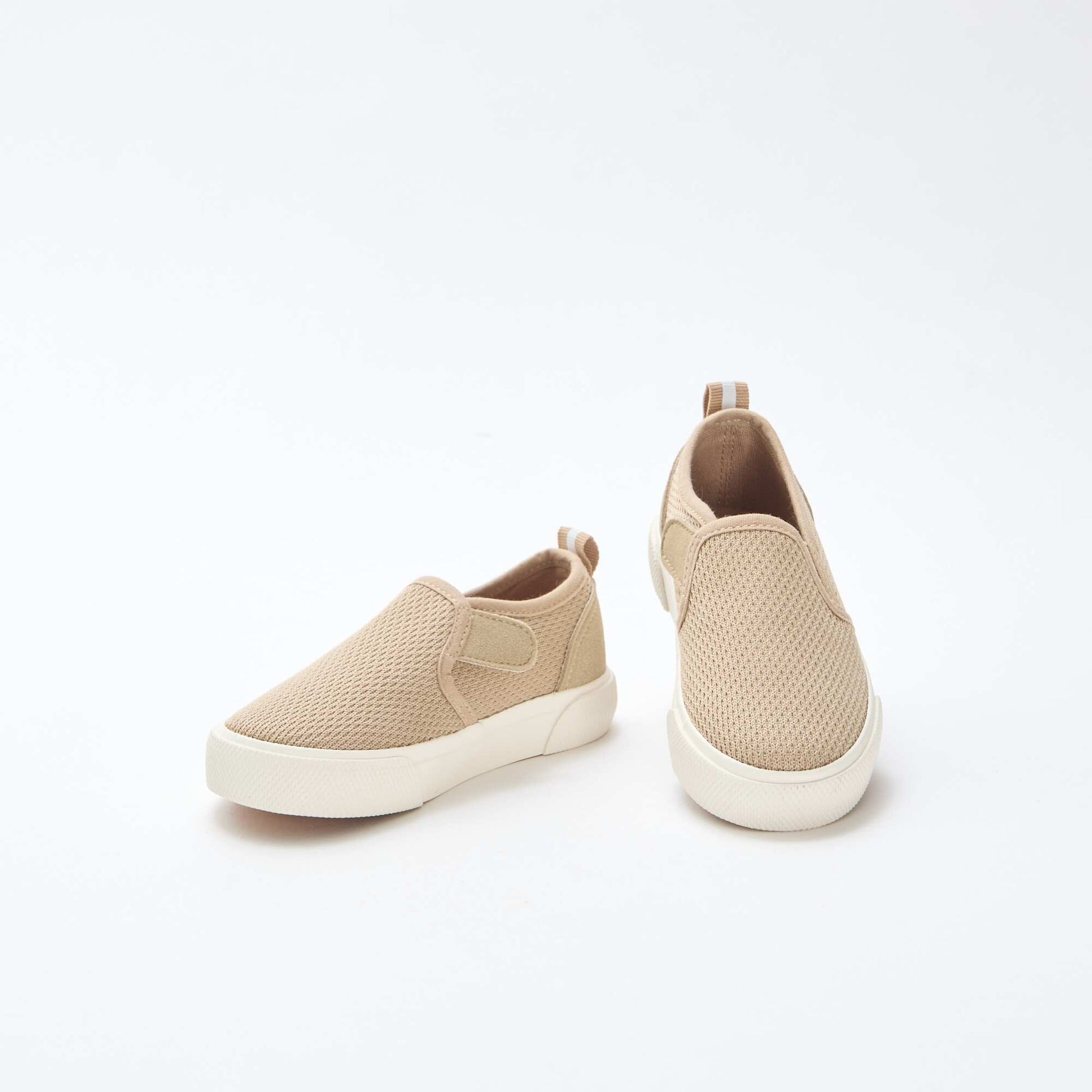 Basket slip-on en mesh uni BEIGE