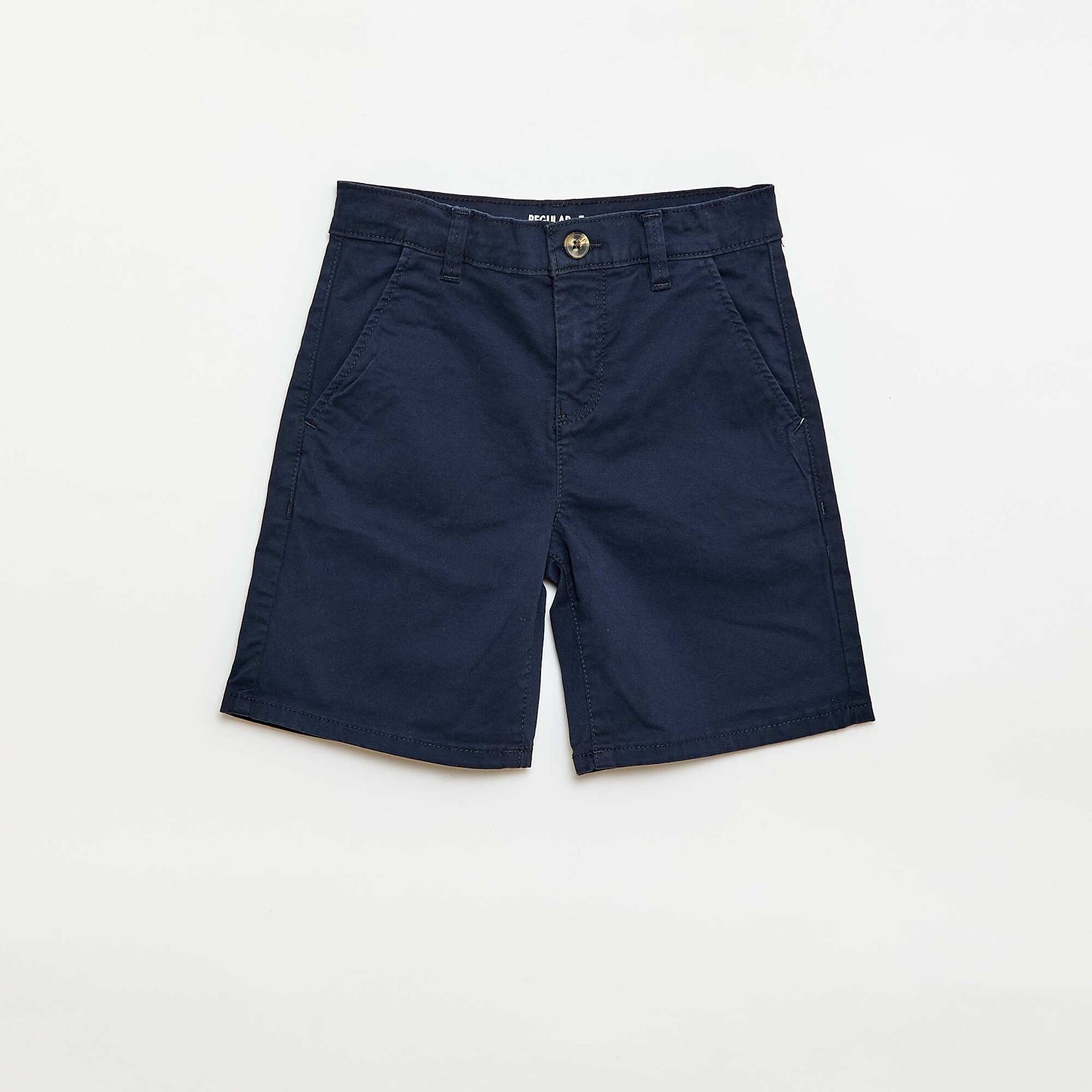 Bermuda chino en twill BLEU