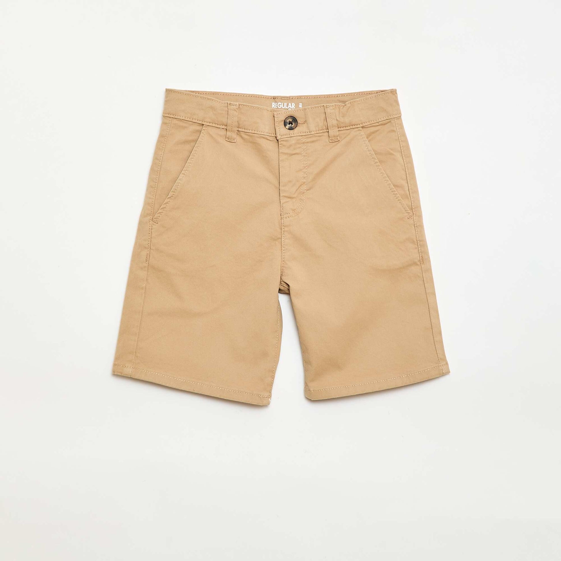 Bermuda chino en twill BEIGE