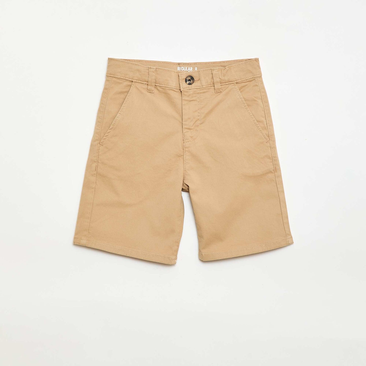 Bermuda chino en twill BEIGE