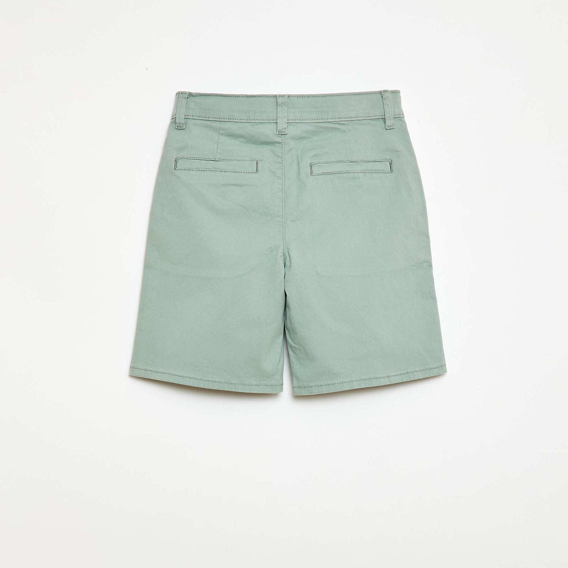 Bermuda chino en twill BLEU