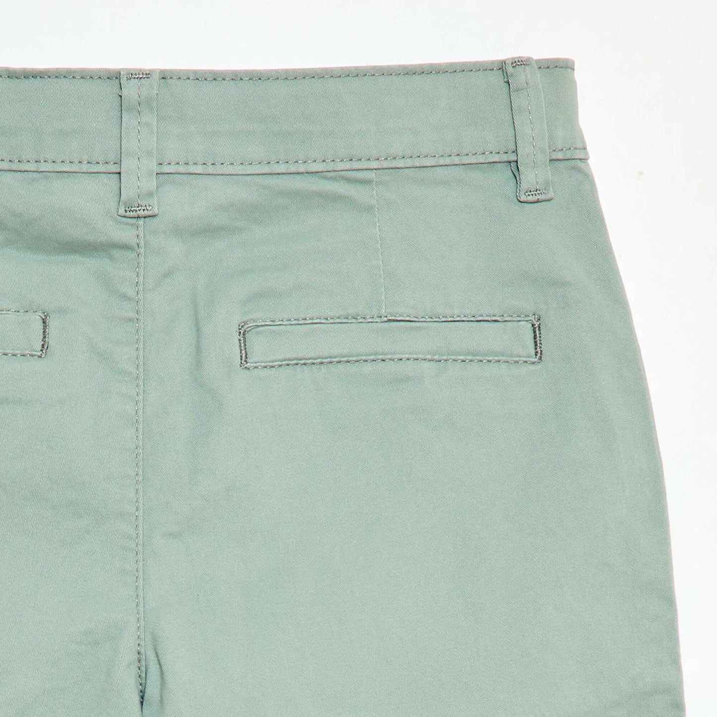 Bermuda chino en twill BLEU
