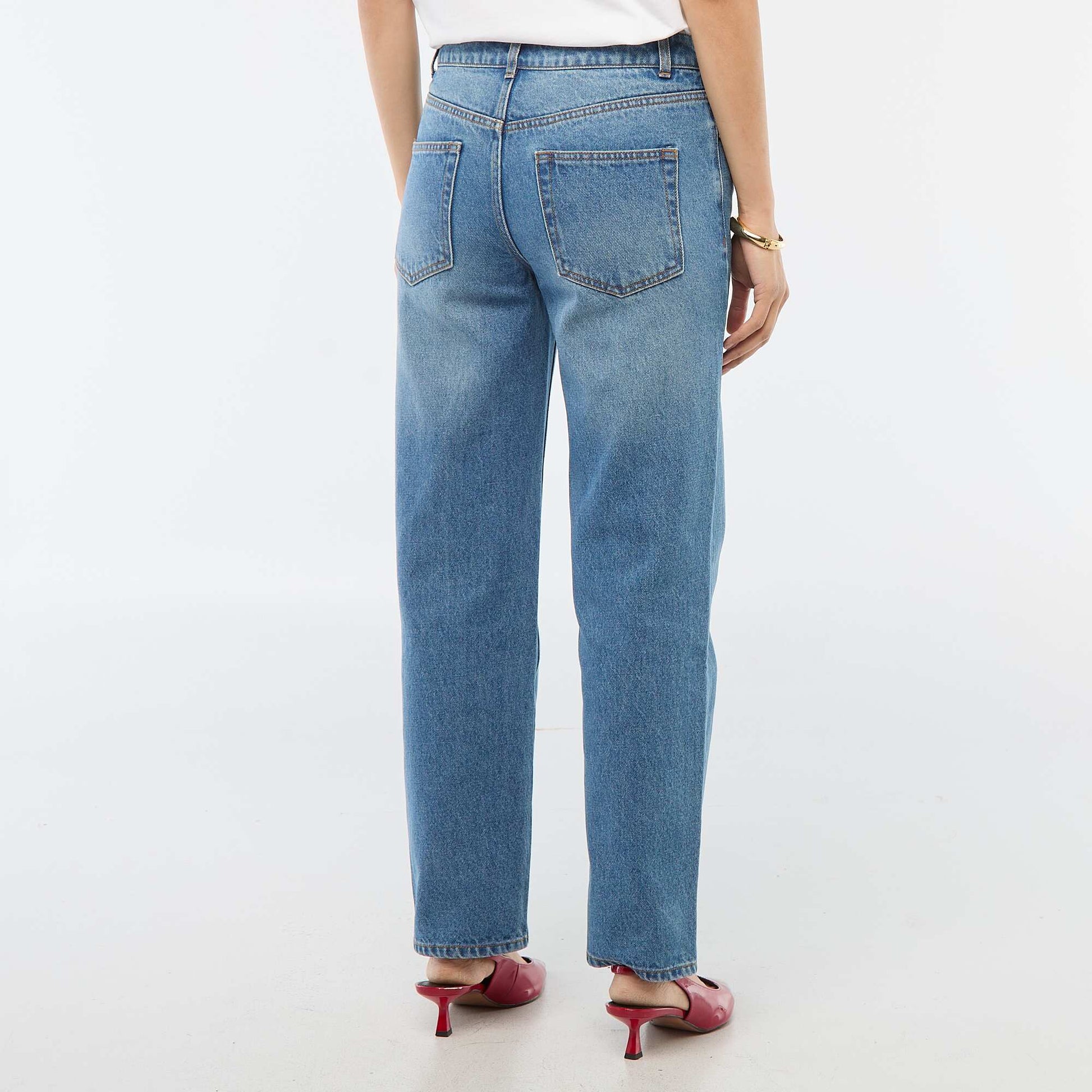 Jean straight regular fit - L28 BLEU