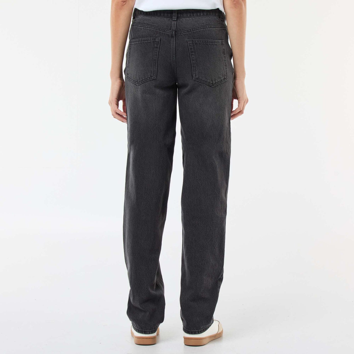 Jean straight regular fit - L28 NOIR