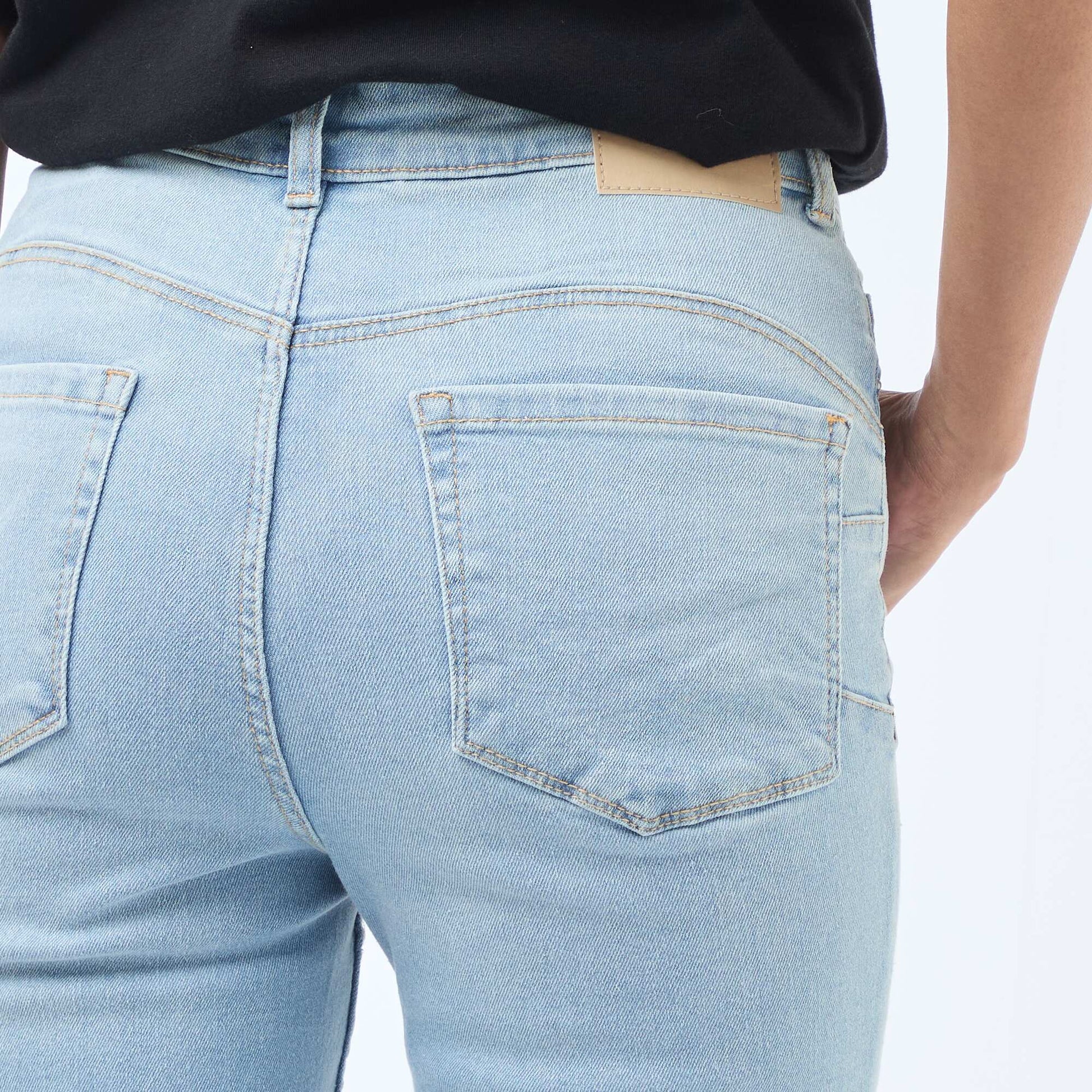Jean skinny taille haute - L30 BLEU