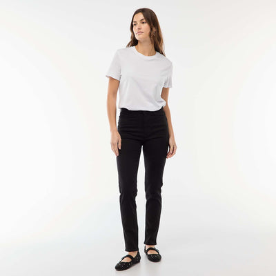 Jean skinny taille haute - L30 NOIR