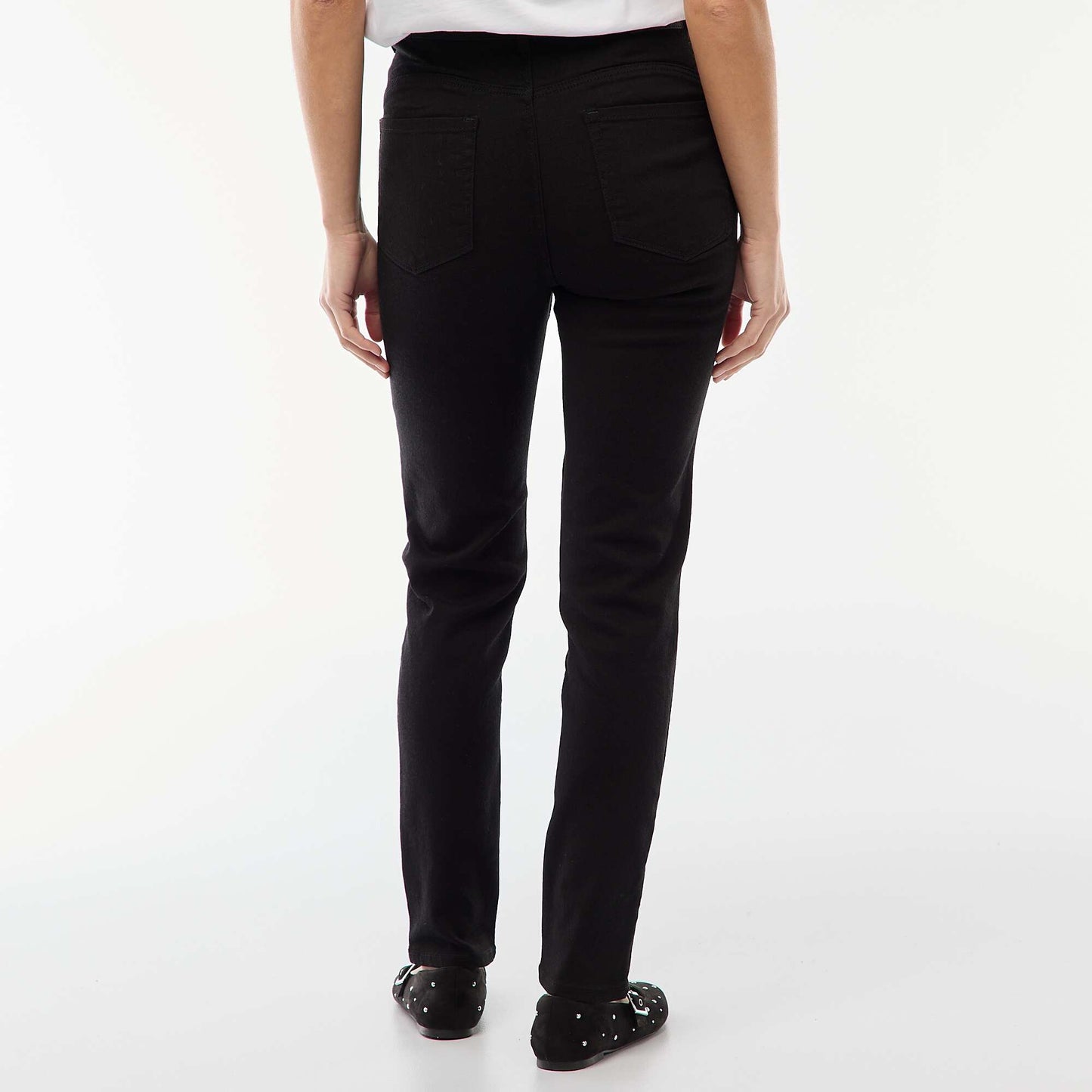 Jean skinny taille haute - L30 NOIR