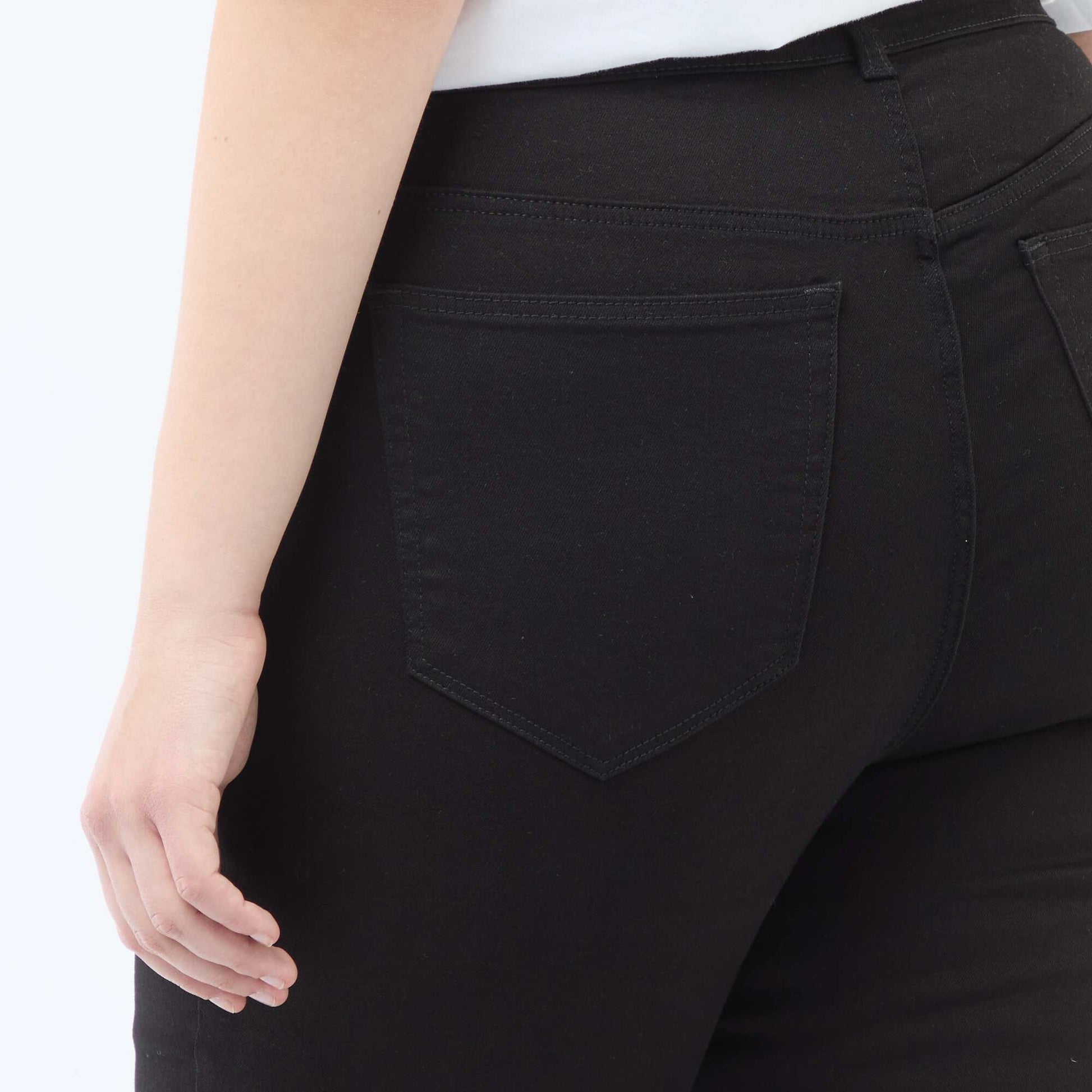 Pantalon skinny taille très haute - L32 NOIR