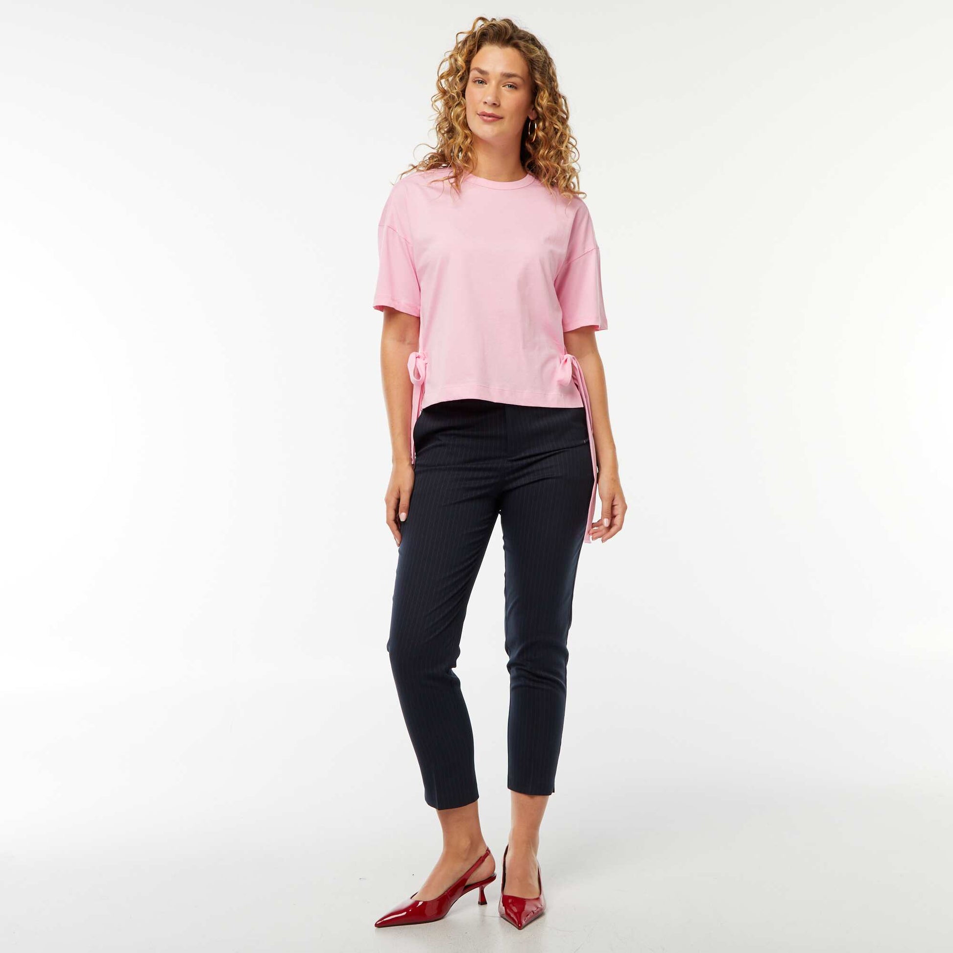 Tee-shirt large avec noeuds ROSE