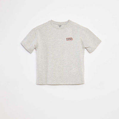 T-shirt loose à manches courtes GRIS