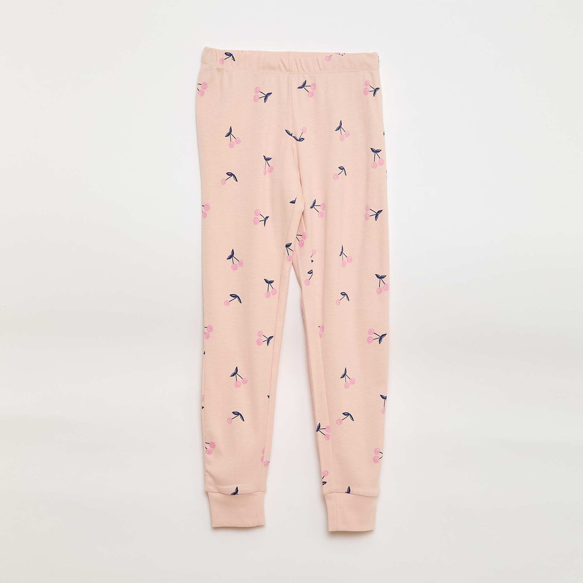 Ensemble pyjama imprimé t-shirt + pantalon - 2 pièces ROSE