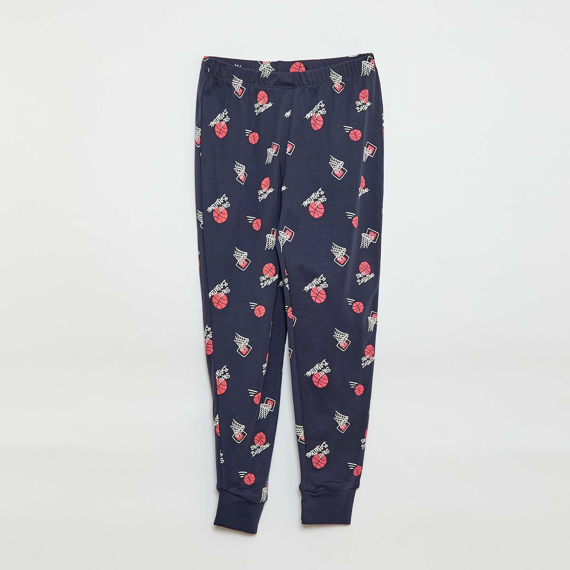 Ensemble pyjama long imprimé - 2 pièces BLEU