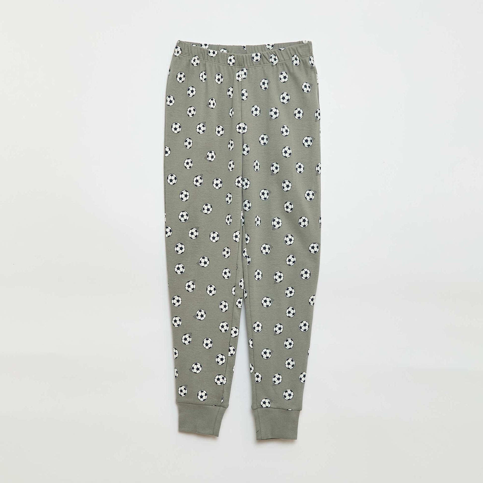 Ensemble pyjama long imprimé - 2 pièces GRIS