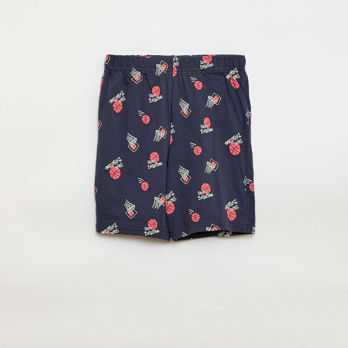 Ensemble pyjama court short + t-shirt - 2 pièces BLEU
