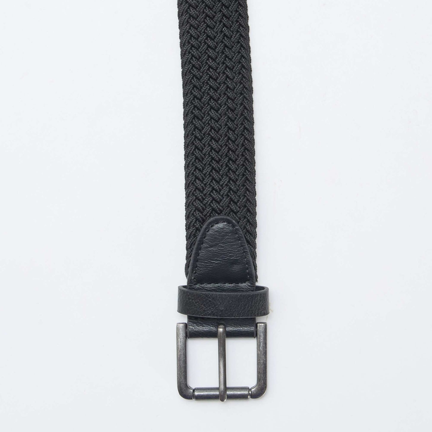Ceinture tressée NOIR