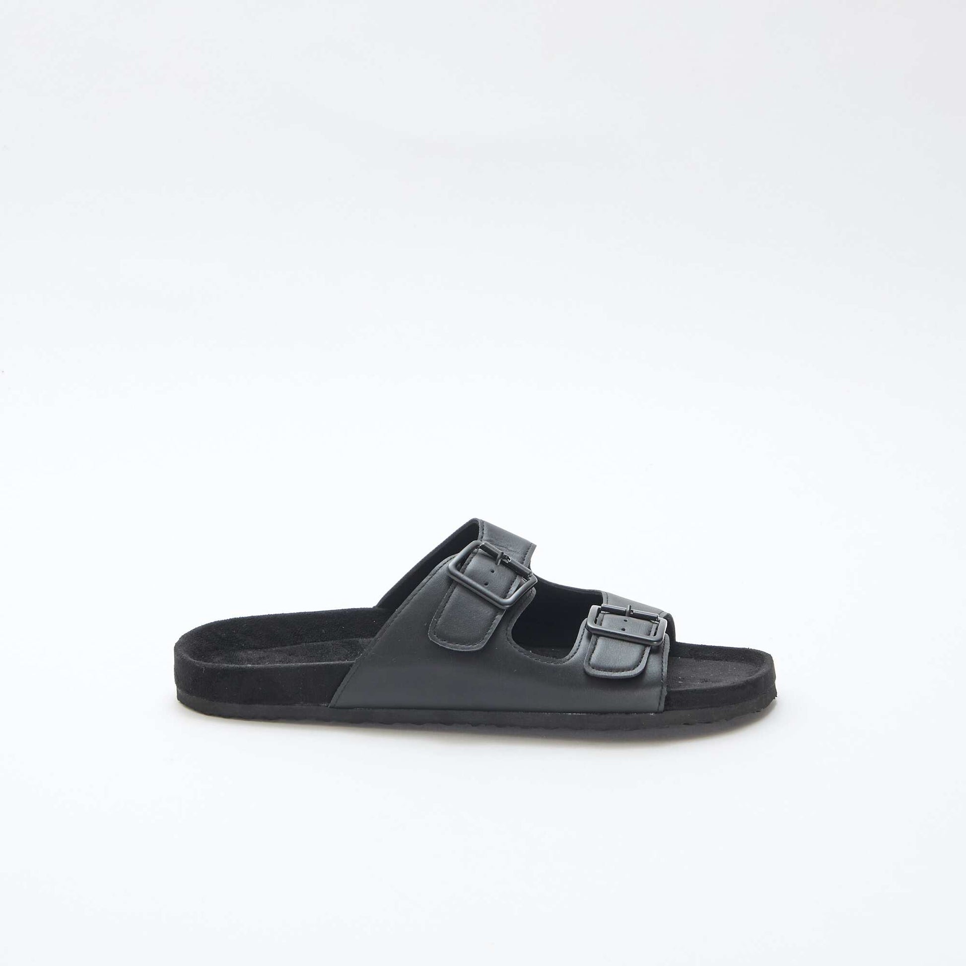 Mules double brides NOIR