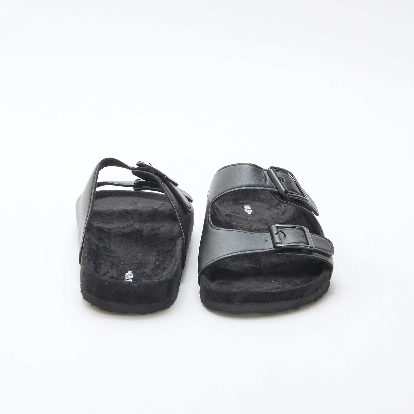 Mules double brides NOIR