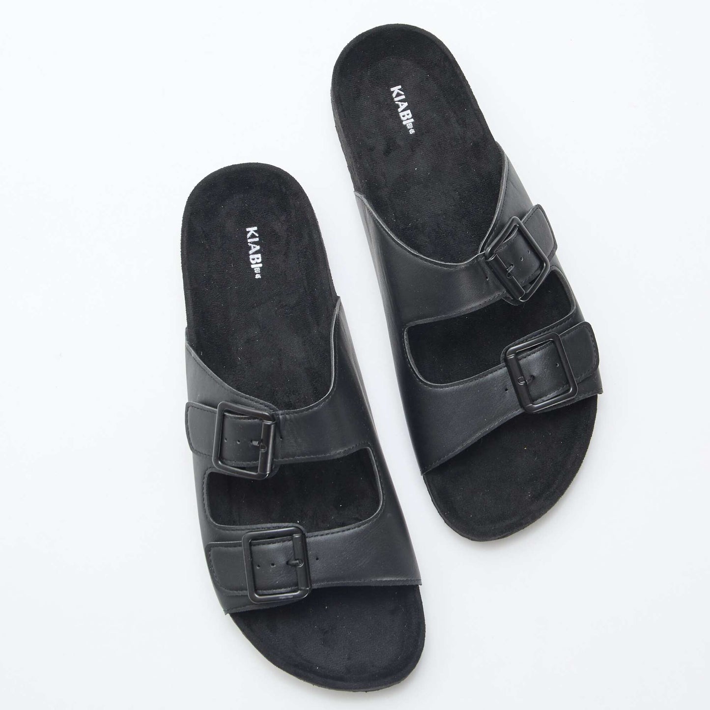 Mules double brides NOIR