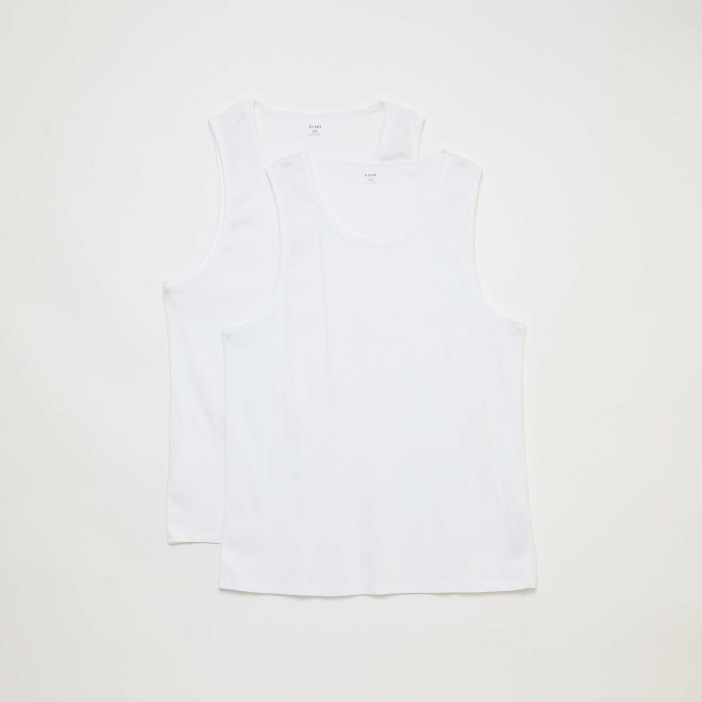 Lot de débardeur en maille jersey BLANC