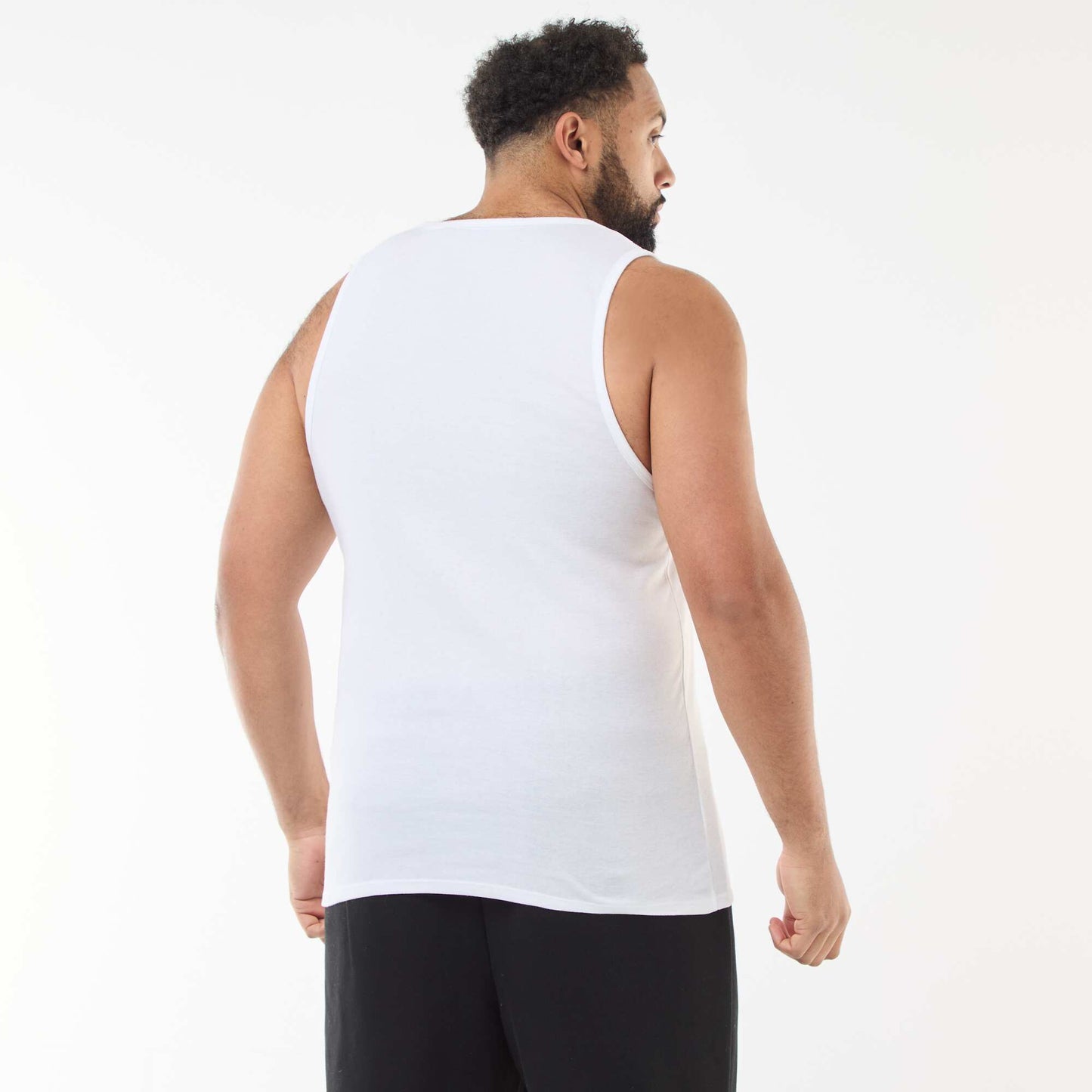 Lot de débardeur en maille jersey BLANC