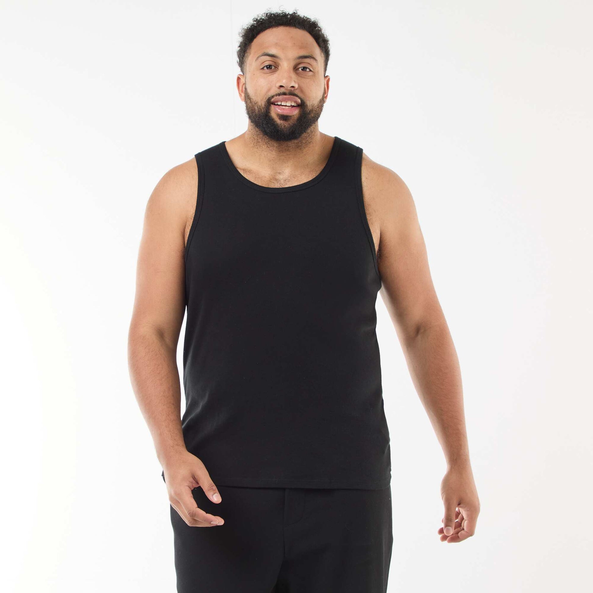Lot de débardeur en maille jersey NOIR
