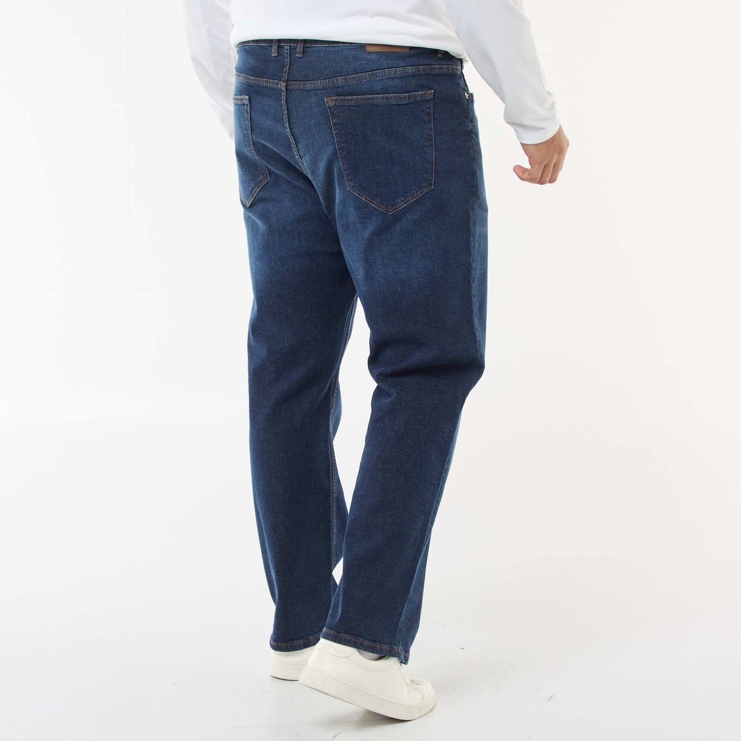 Jean regular / coupe droite à 5 poches BLEU