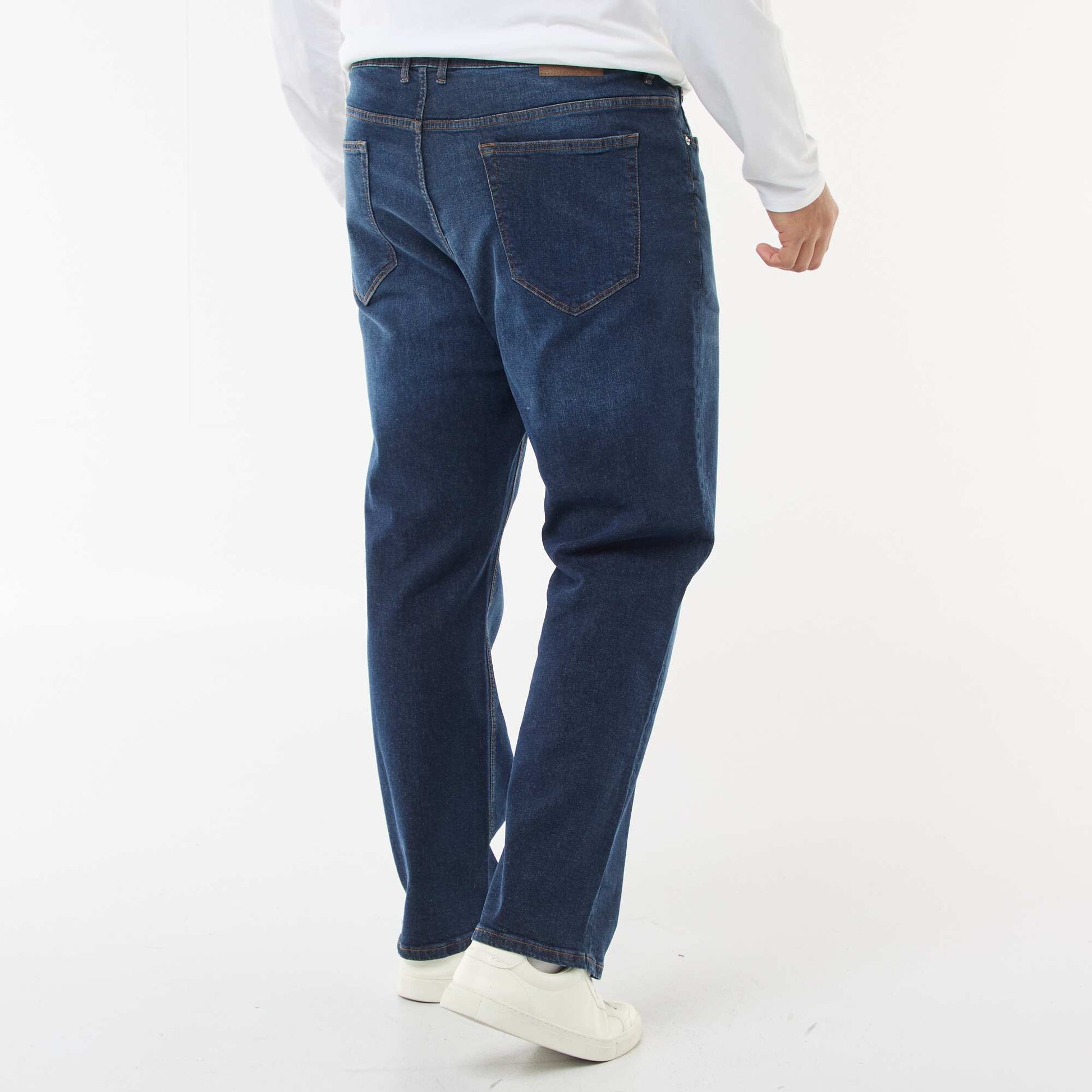 Jean regular / coupe droite à 5 poches BLEU