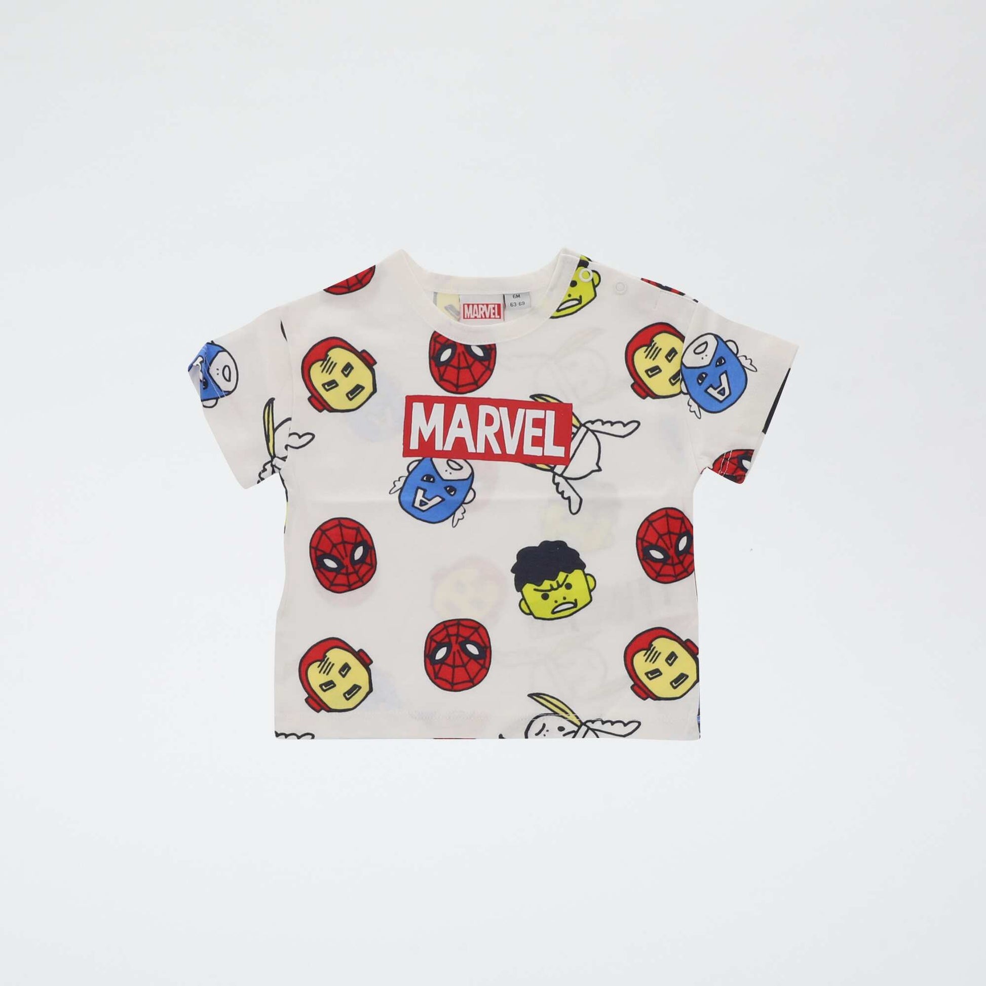 T-shirt 'Marvel' BLANC