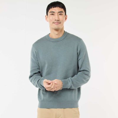 Pull col rond uni BLEU