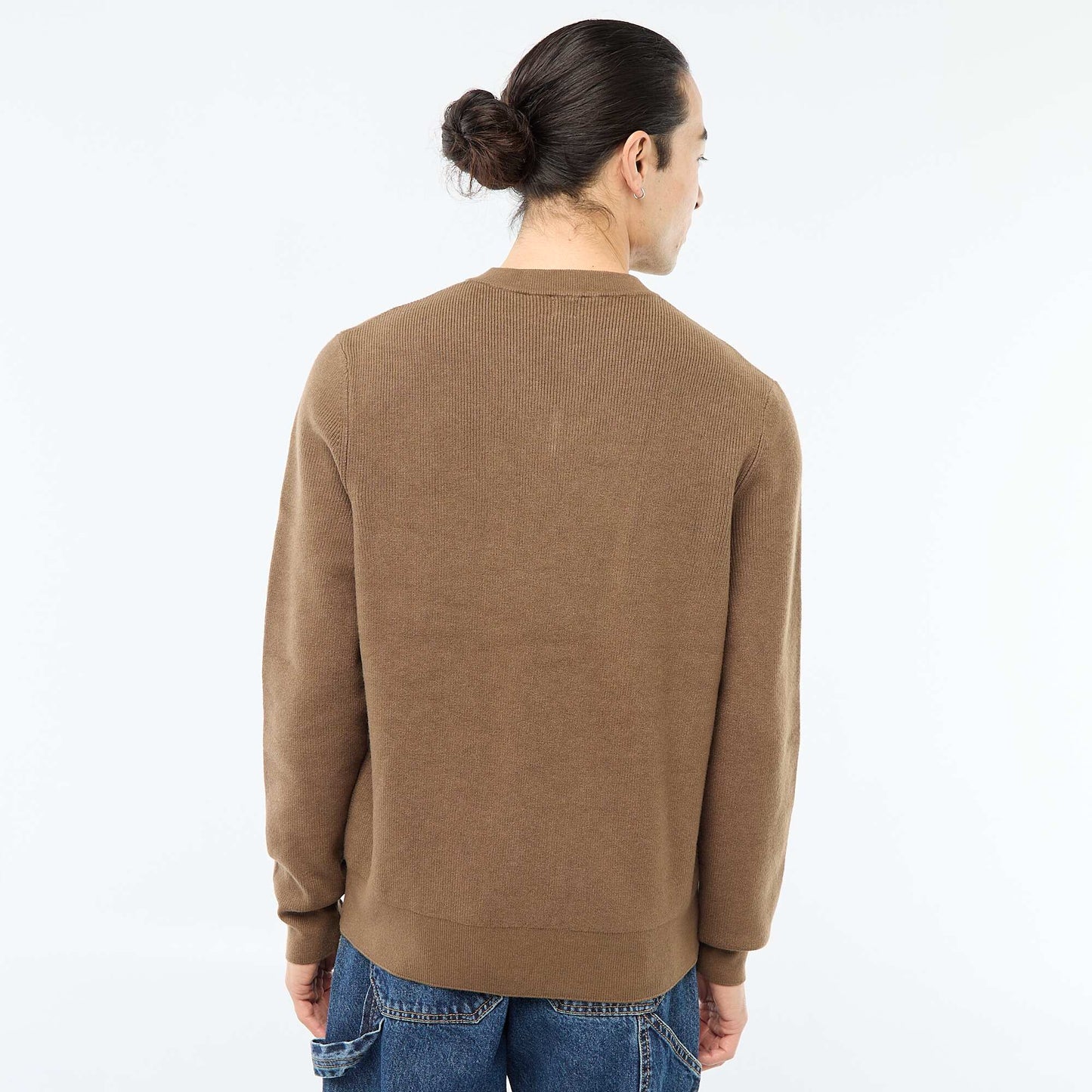 Pull en maille grosse jauge MARRON