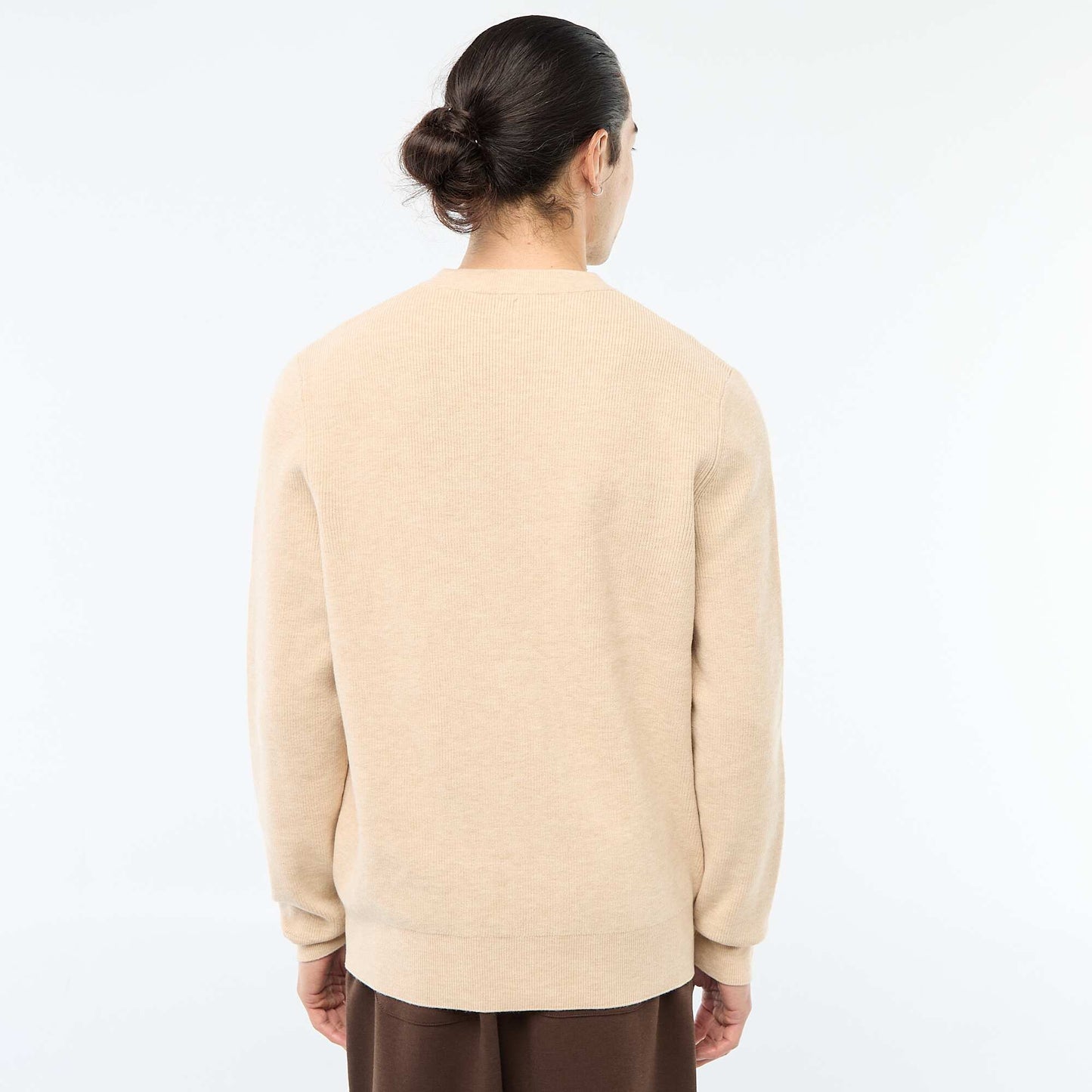 Pull en maille grosse jauge BEIGE