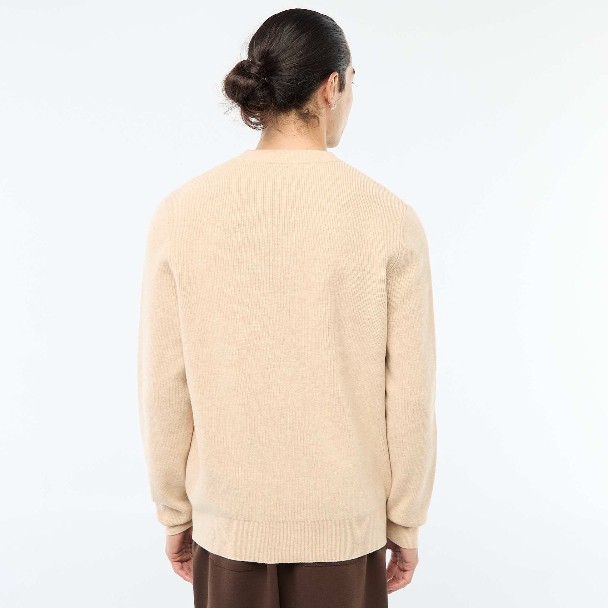 Pull en maille grosse jauge BEIGE